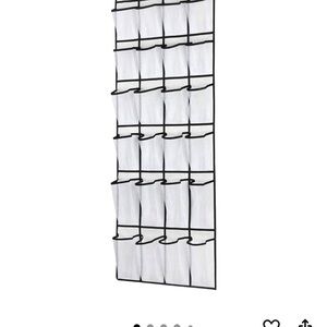 Over-the-Door White Shoe Organizer